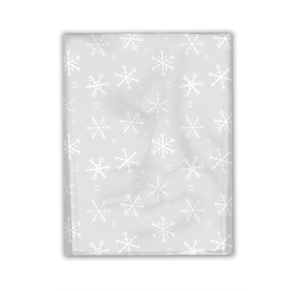 25 Snowflake Polymailers 10x13